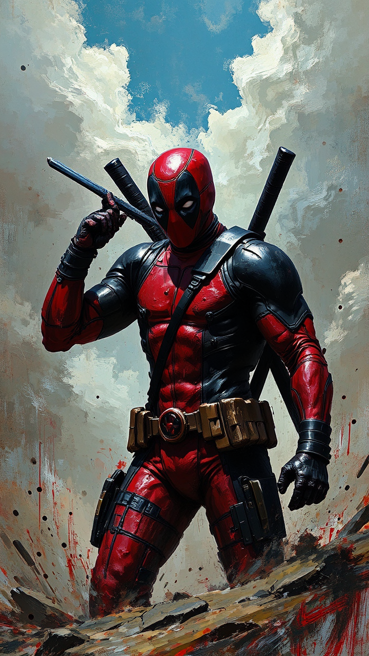 Deadpool in dark fantasy