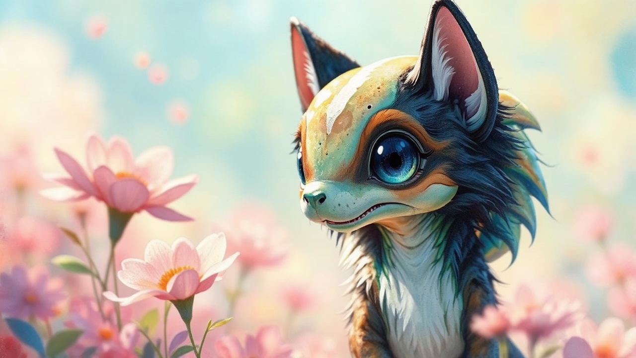 A vibrant, emotive xenomorphic