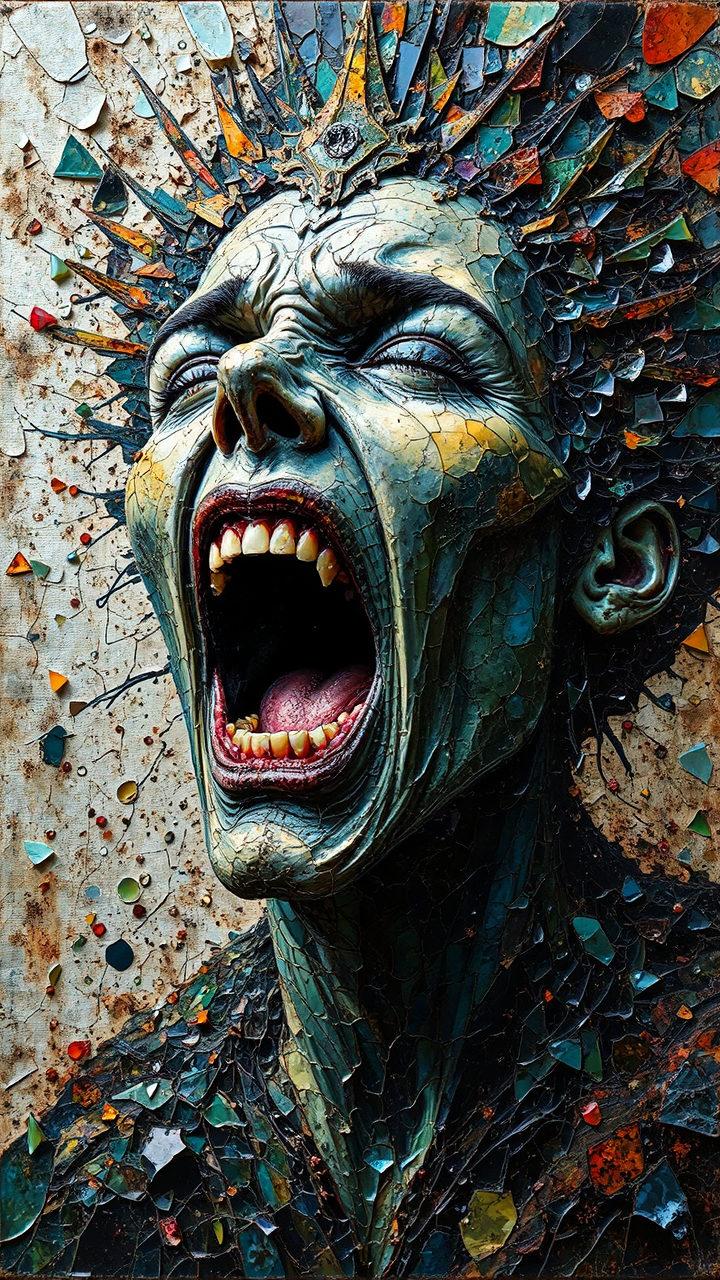 Vibrant portrait of a