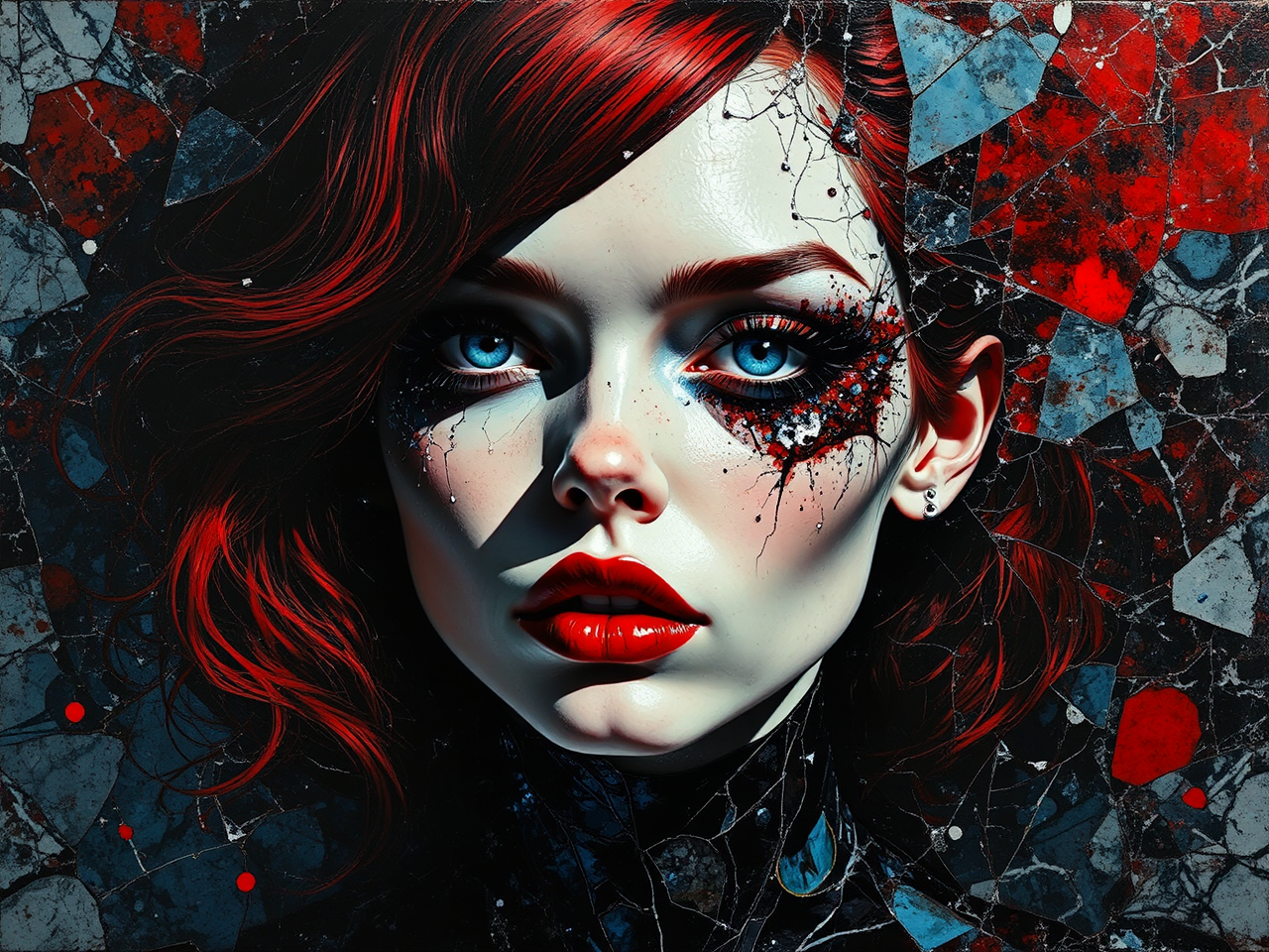 A photorealistic portrait with