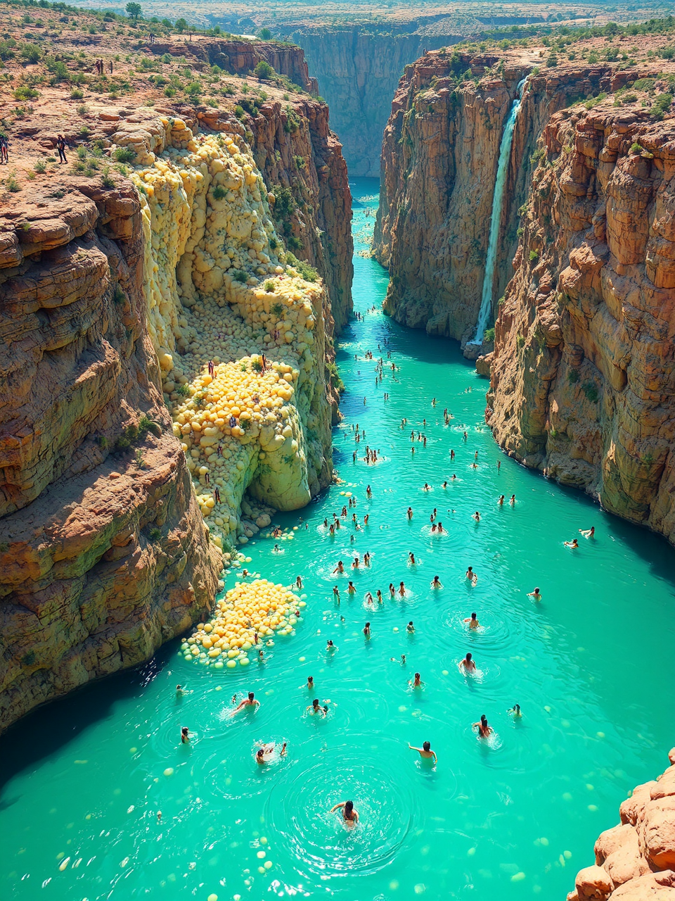 Grand Canyon filled with