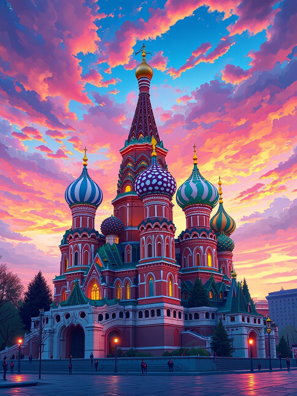 Moscow's Saint Basil's Cathedral.