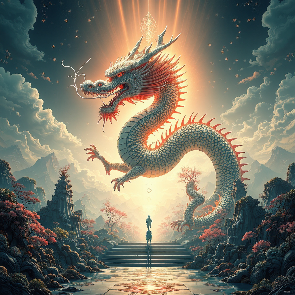 Chinese dragon in a