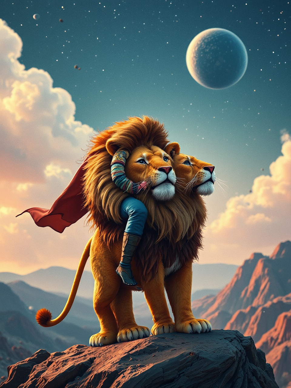 Harry Styles riding a