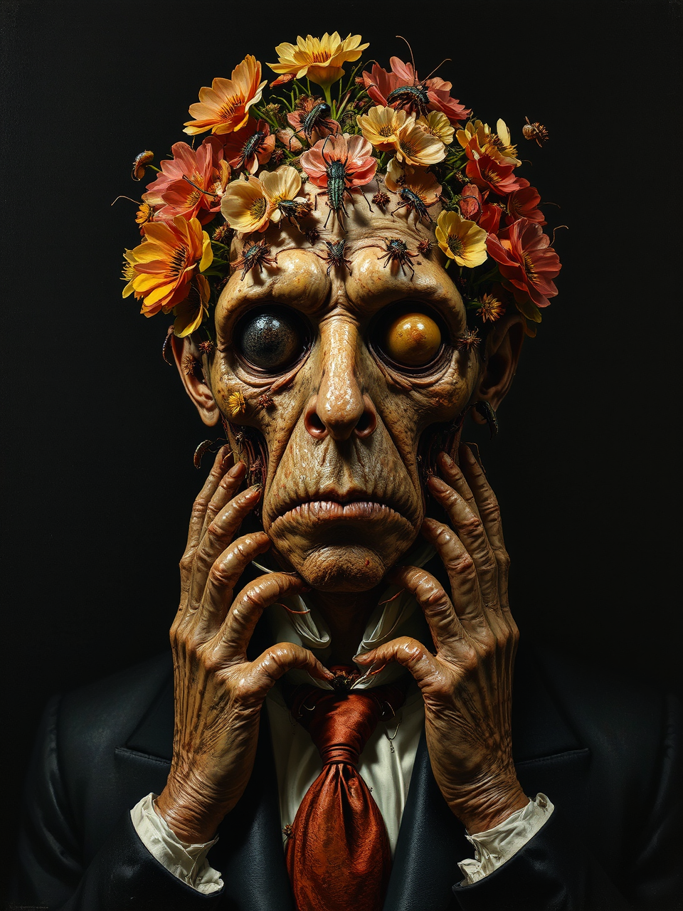 A surrealistic portrait of