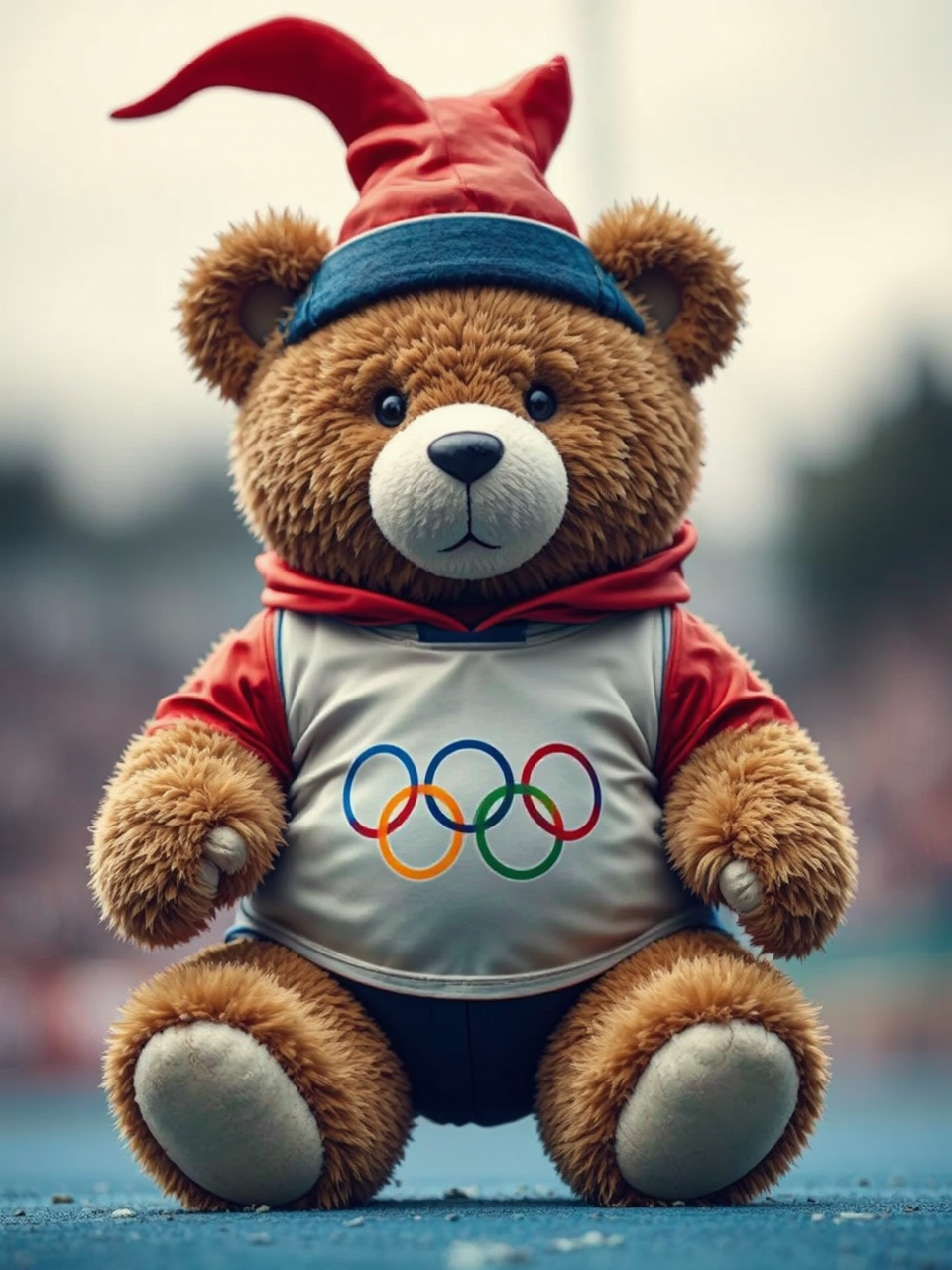 Teddy bears participating in