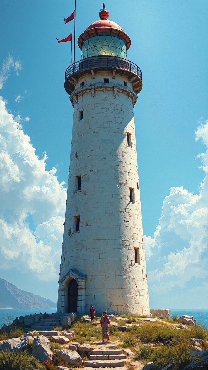 Lighthouse of Alexandria concept