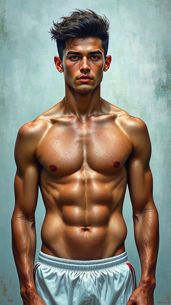 Young Mexican soccer player