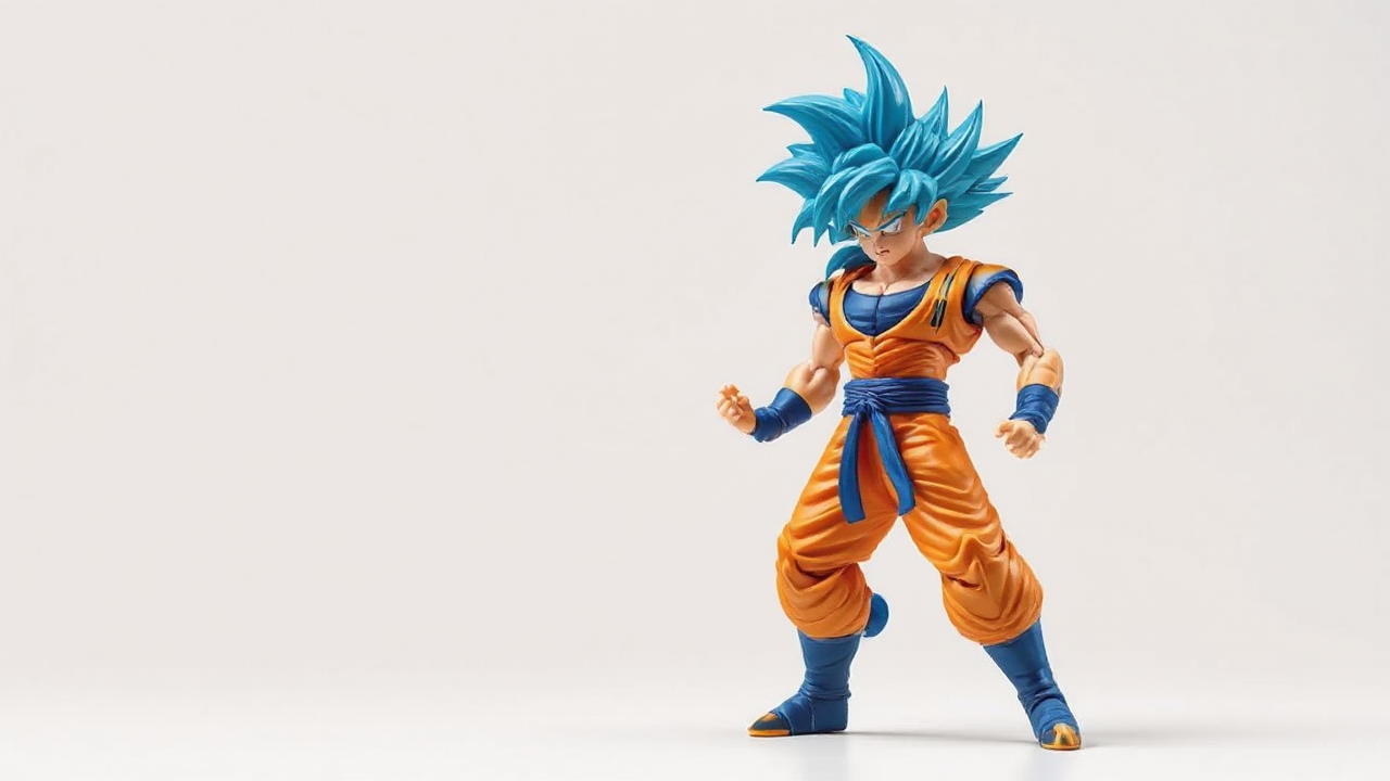 Goku transforming into Super