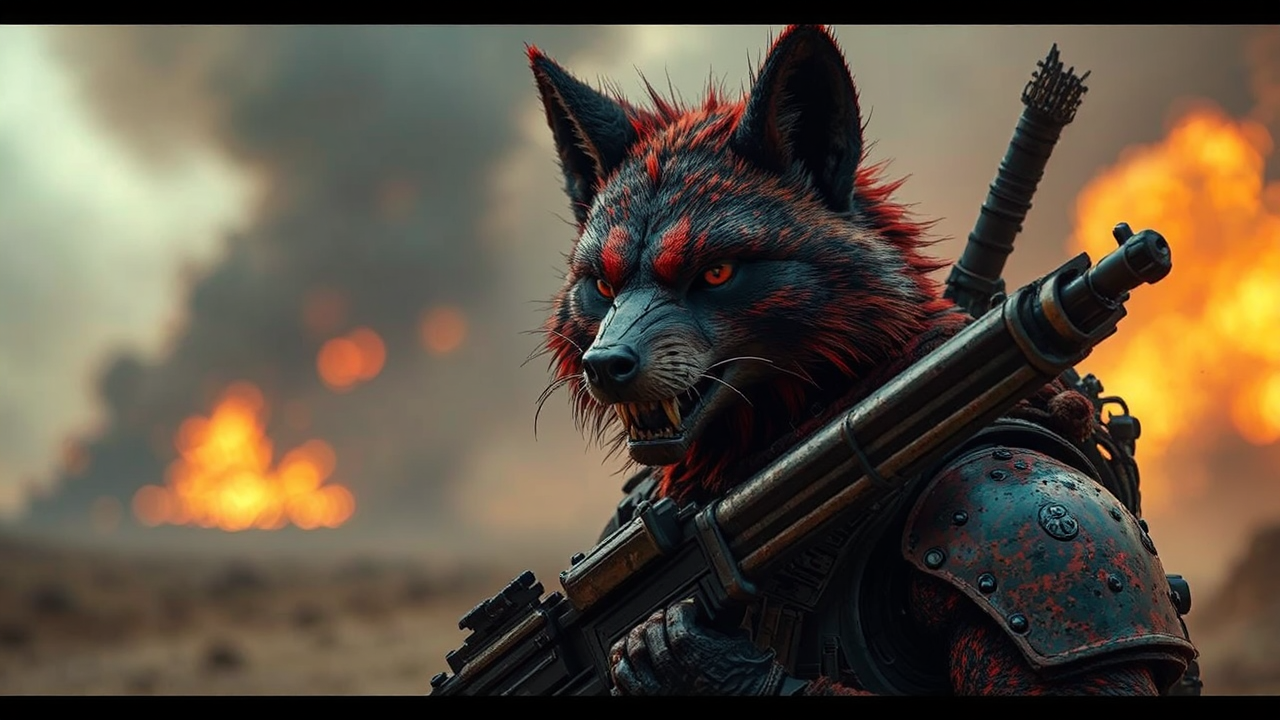 Heavily armed, armored weasel