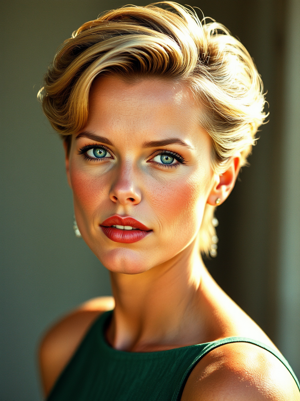 Young Charlize Theron in