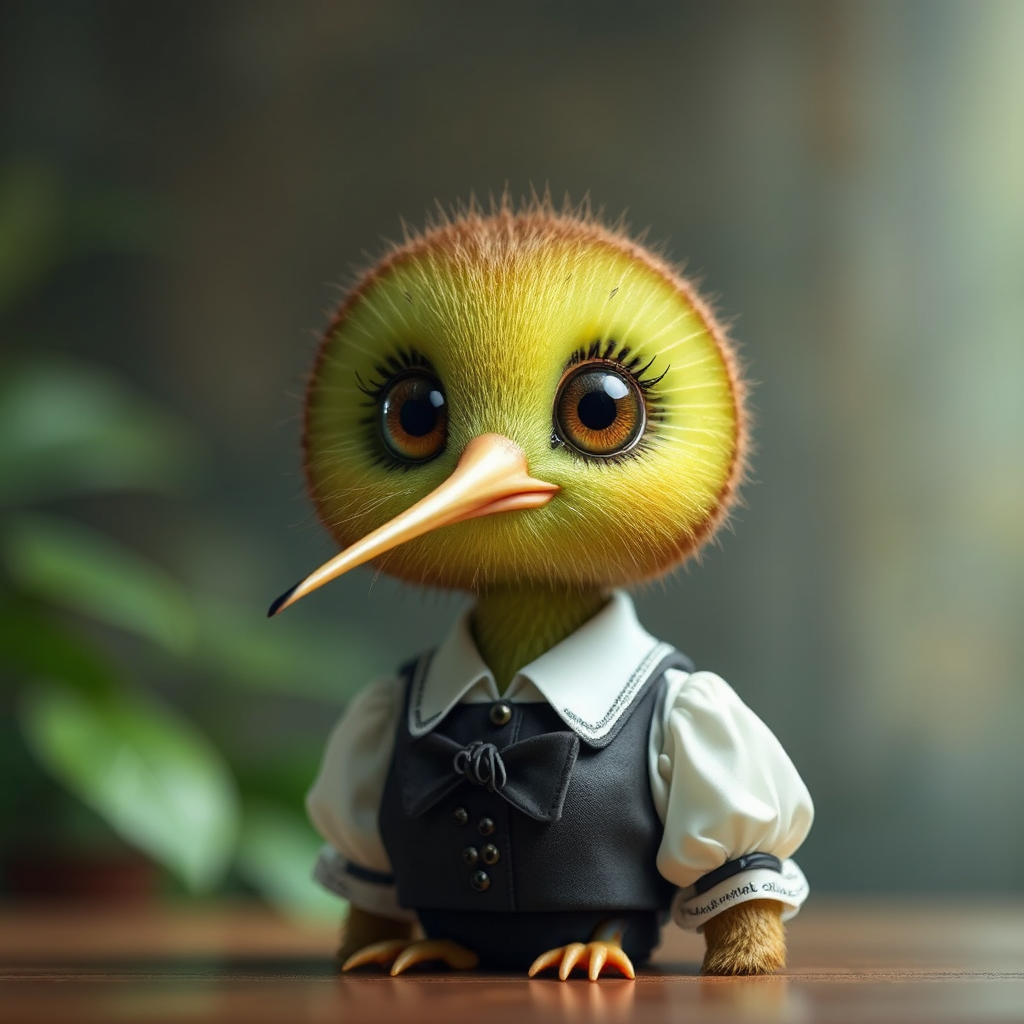 Kiwi wearing an elegant