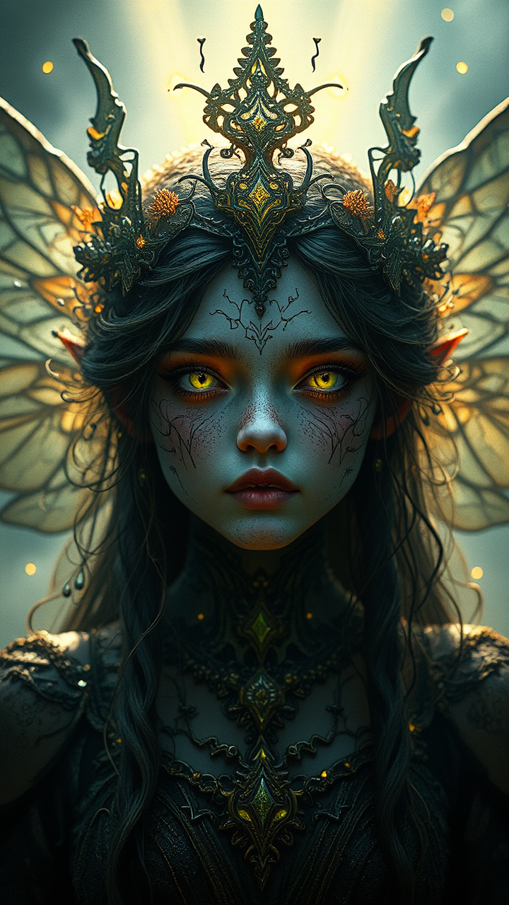 Fairy with intricate detailed