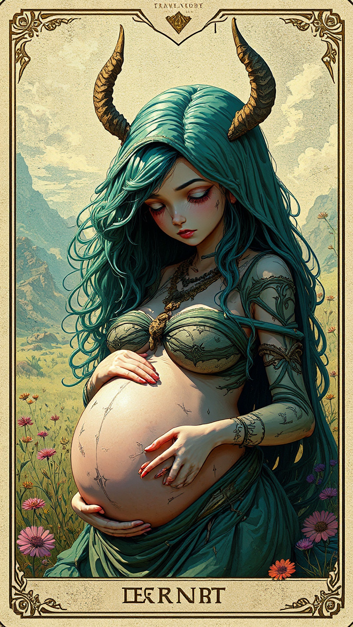 Pregnant Grimes in fantasy