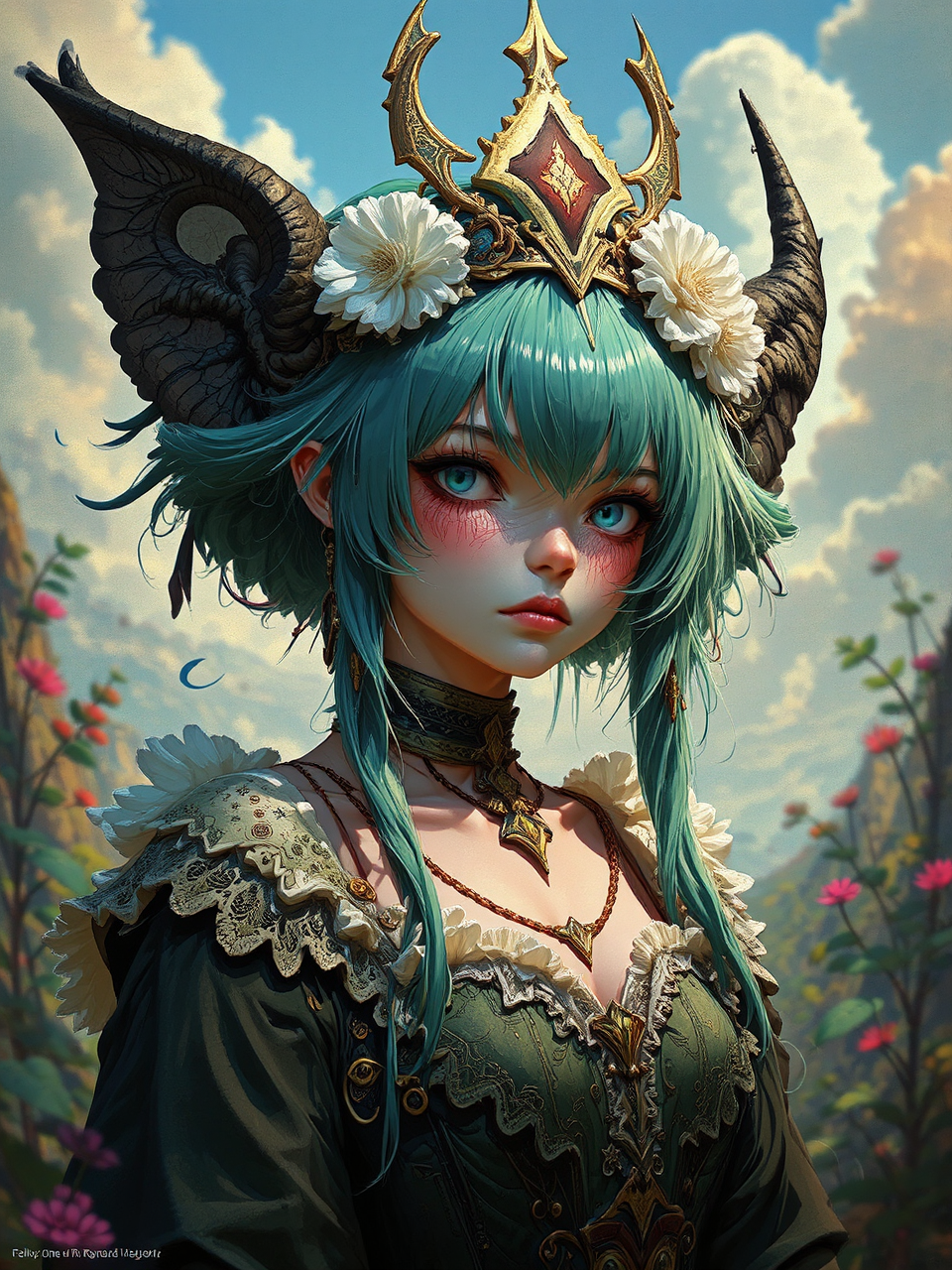 Fantasy creature in a