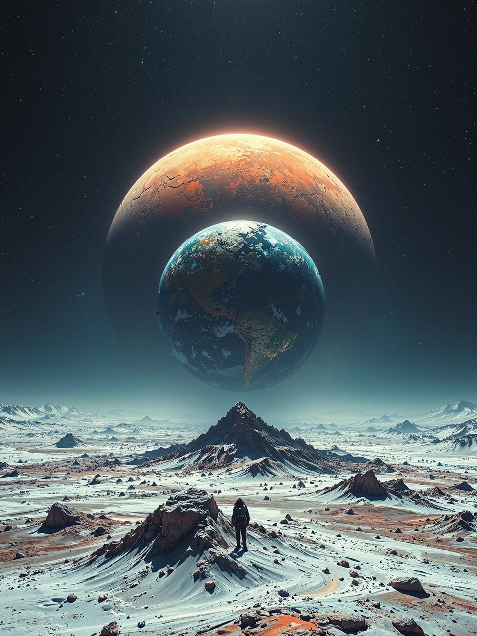 Digital artwork of planetary