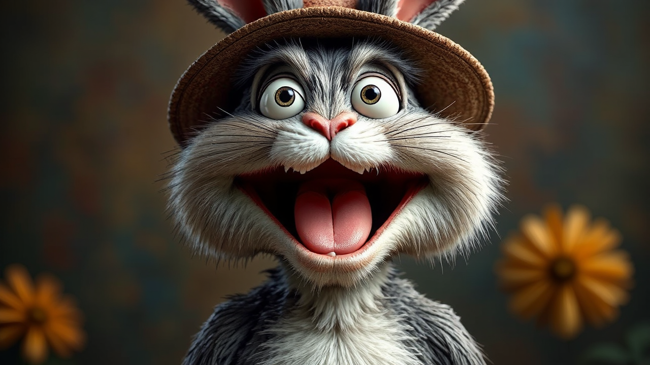 Bugs Bunny reimagined as