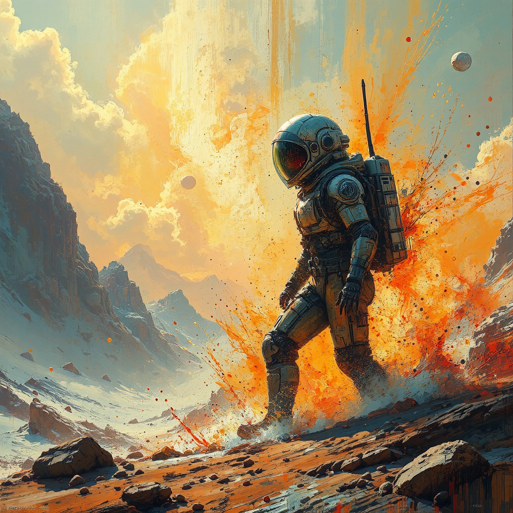 Man emerging from cryogenic