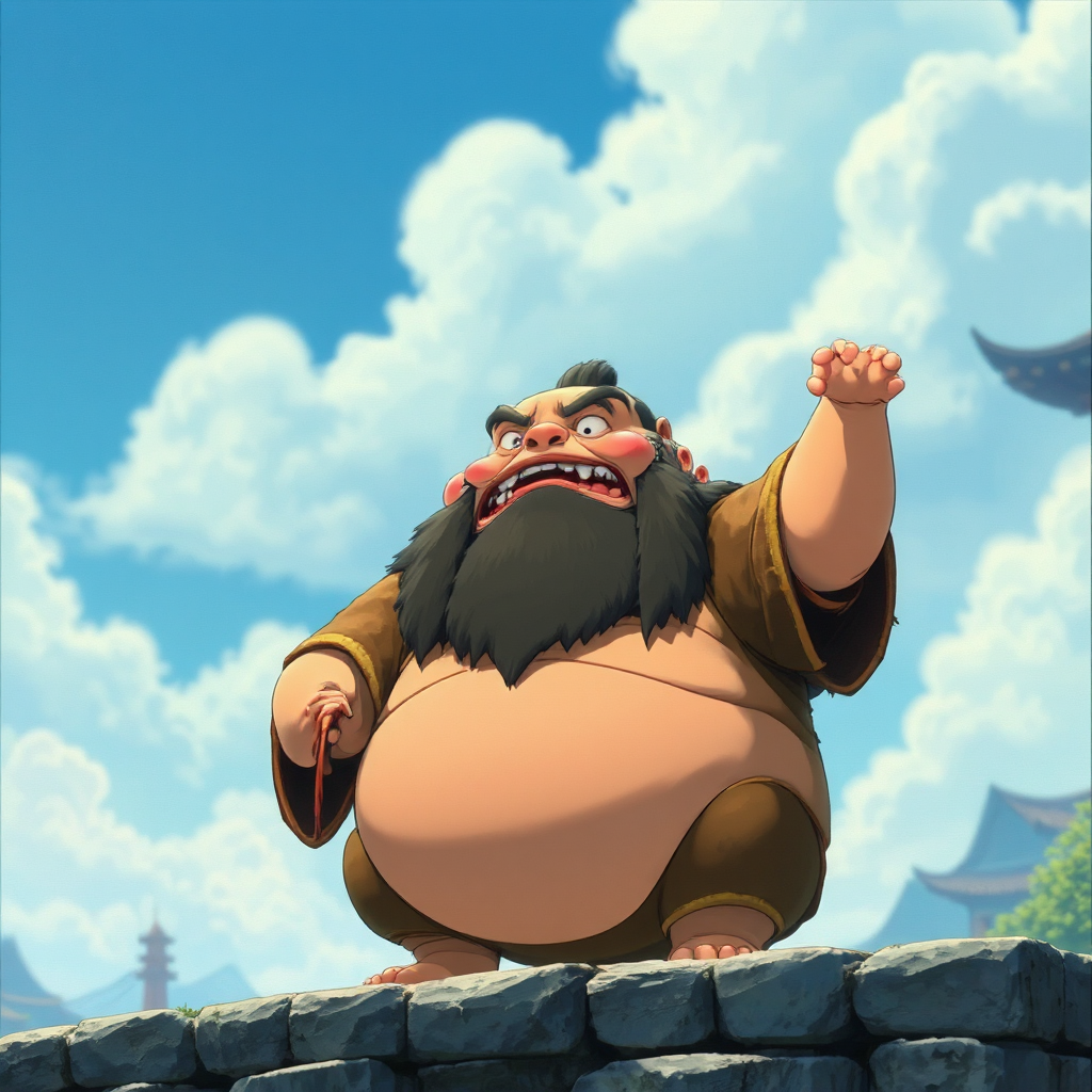 Monkey riding a fox.