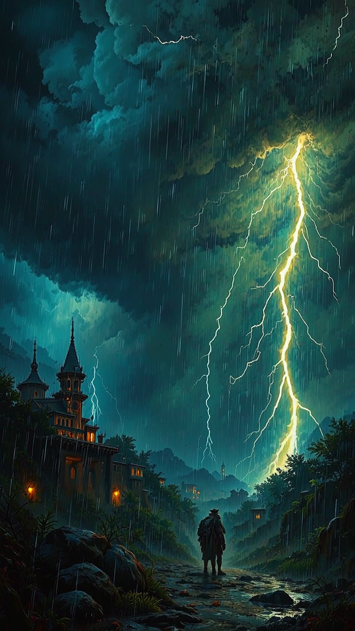 Leonidas in a stormy