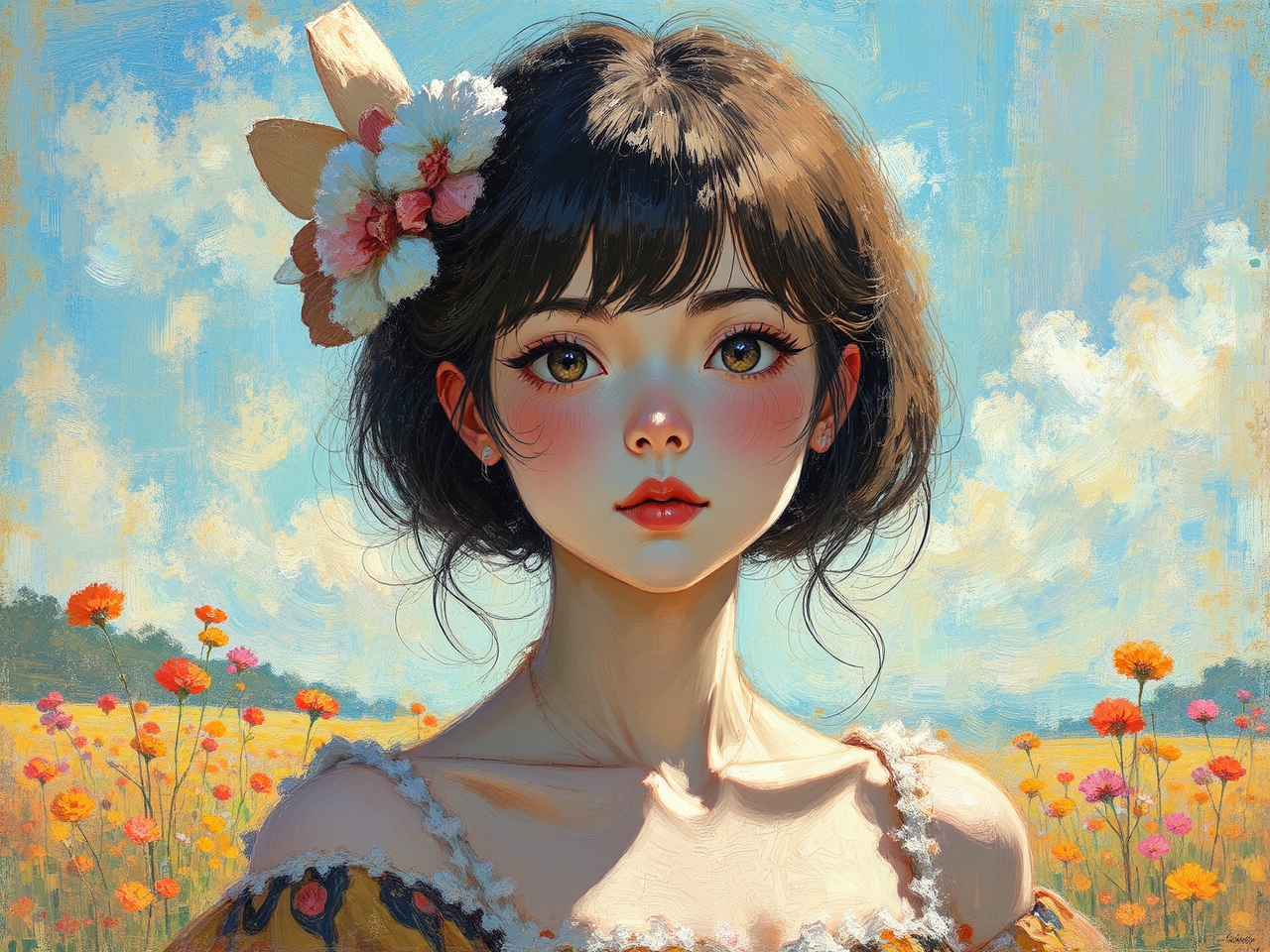 Monet's water lilies on