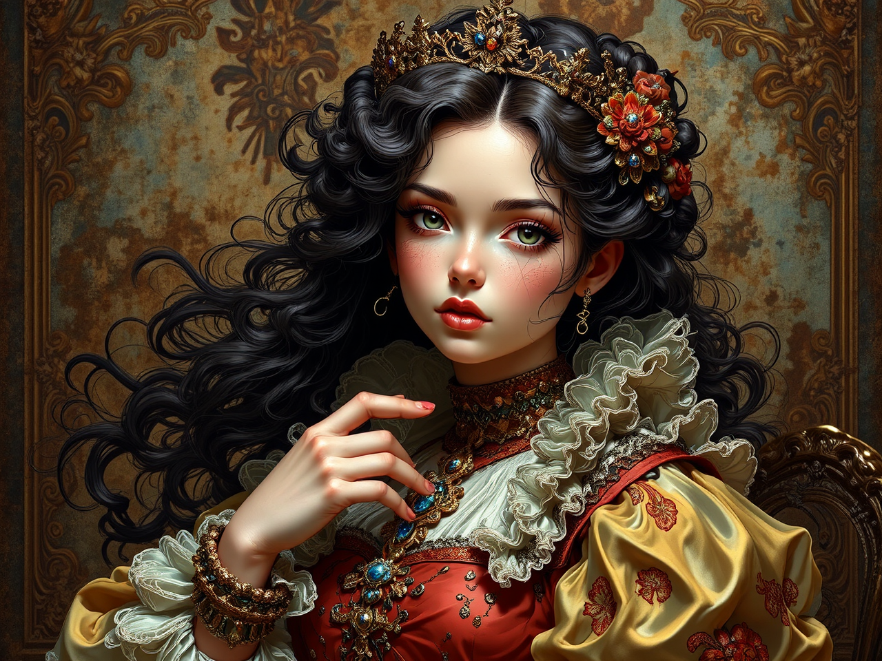 Ornate European architecture style.