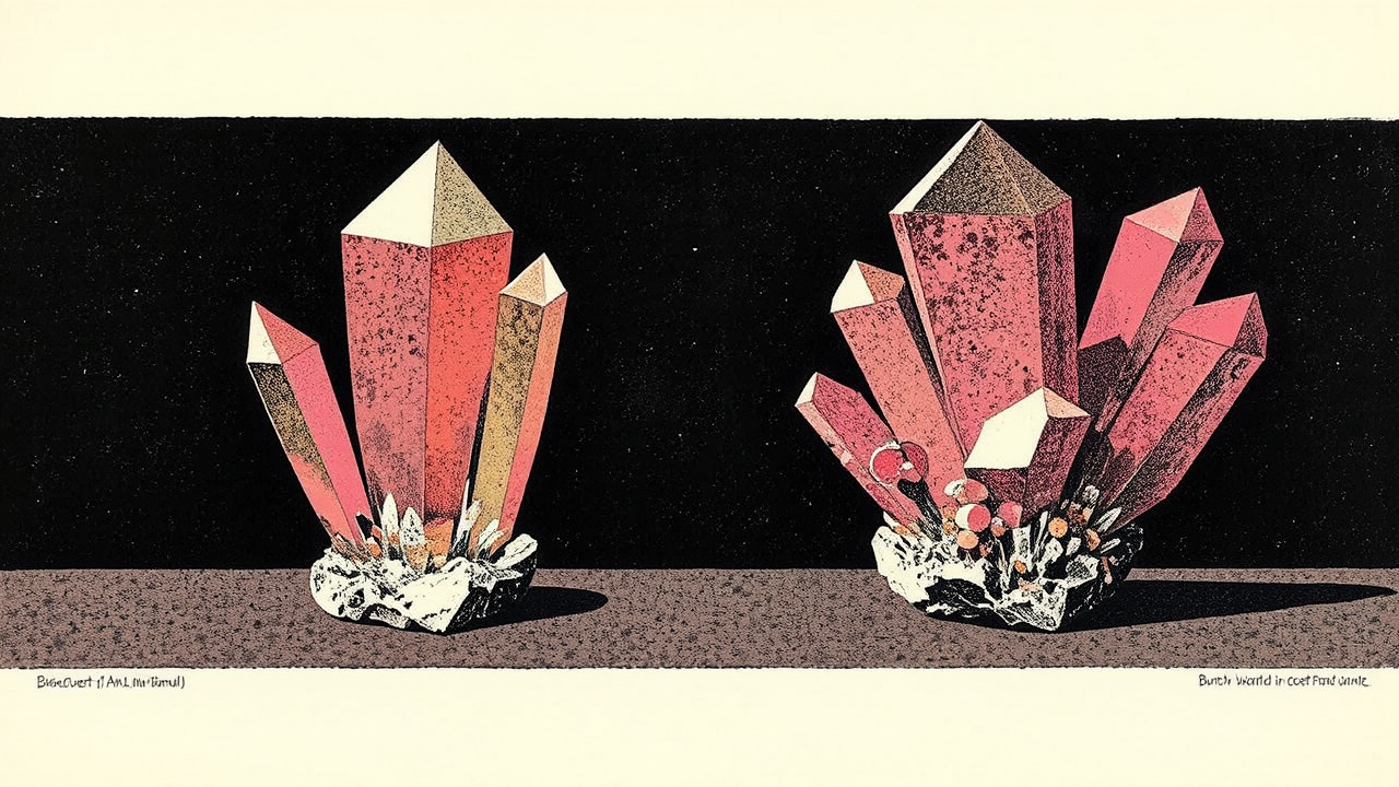 Bismuth crystals in geometric