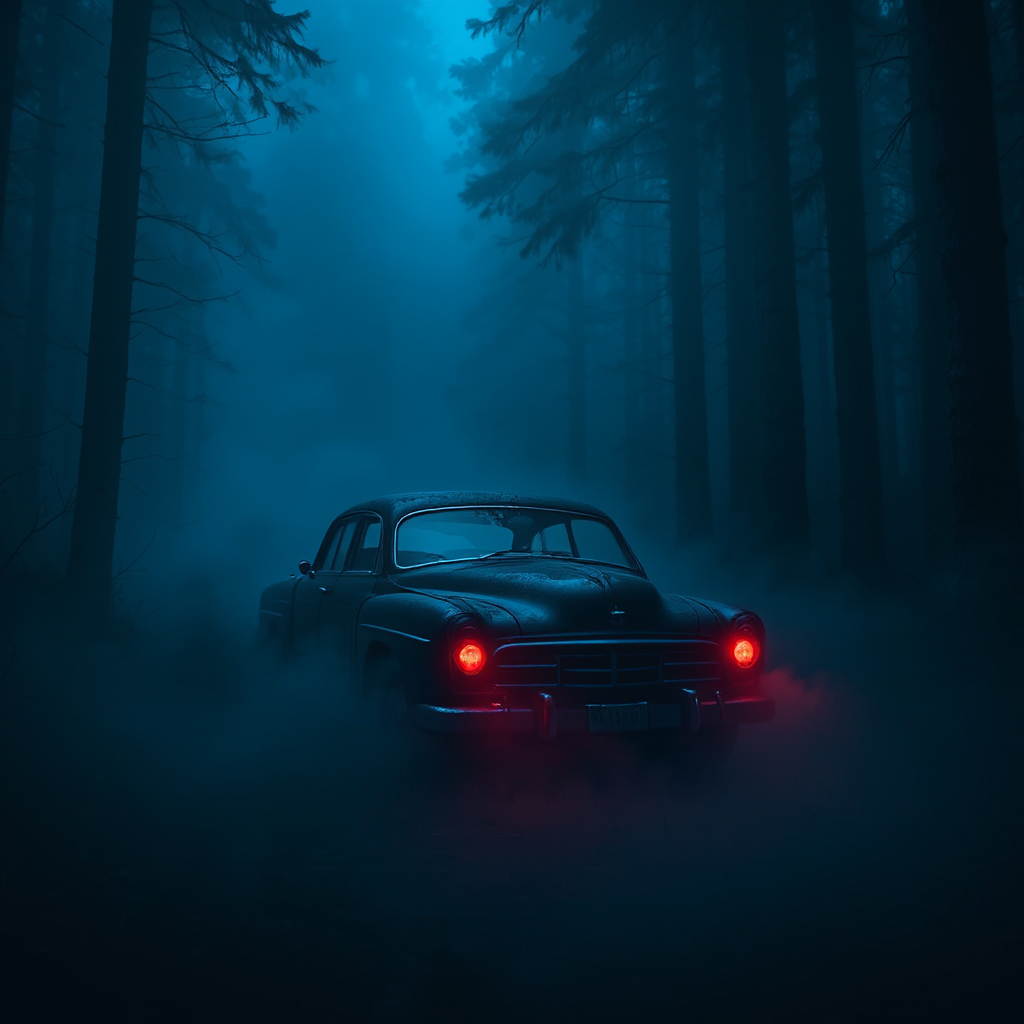 Dark blue wooded Pacific