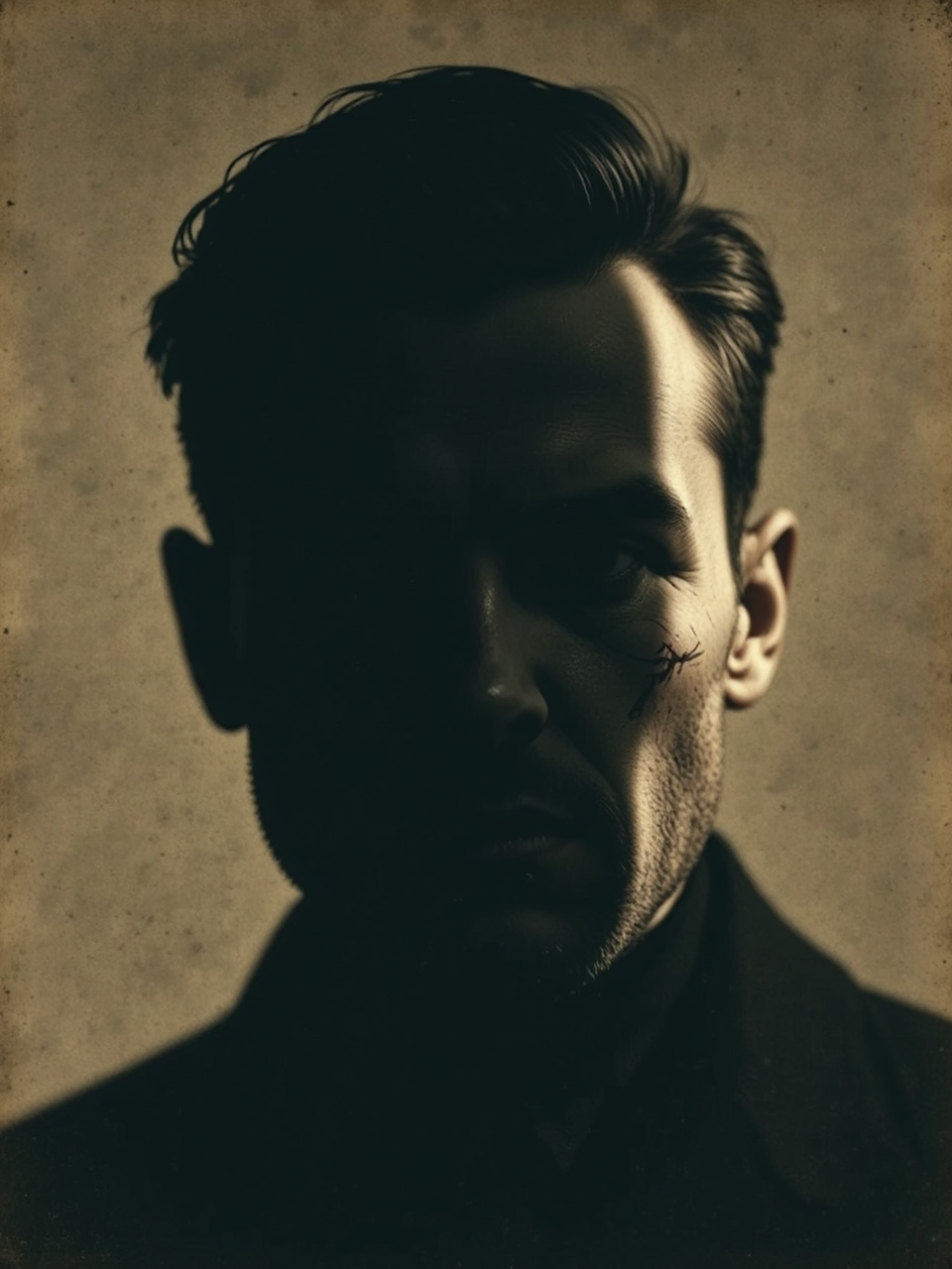 Edwardian headshot of a