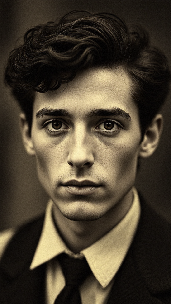 Young Timothée Chalamet in