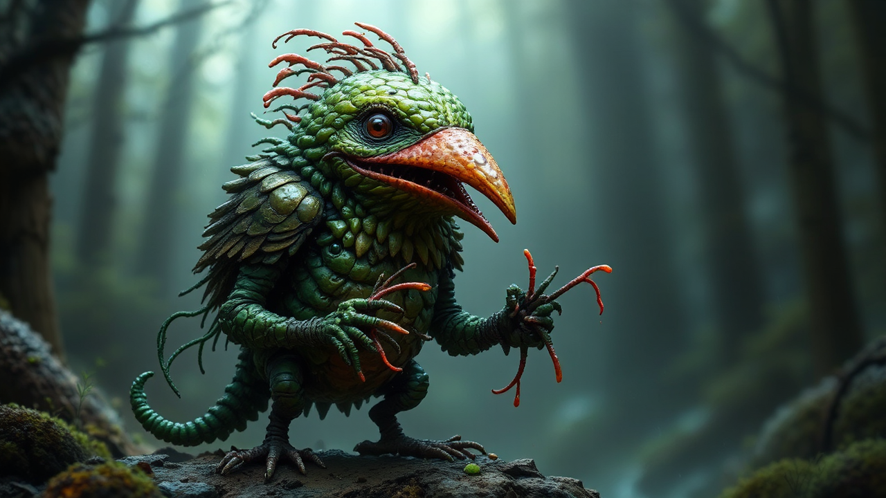 Six armed demonic creature