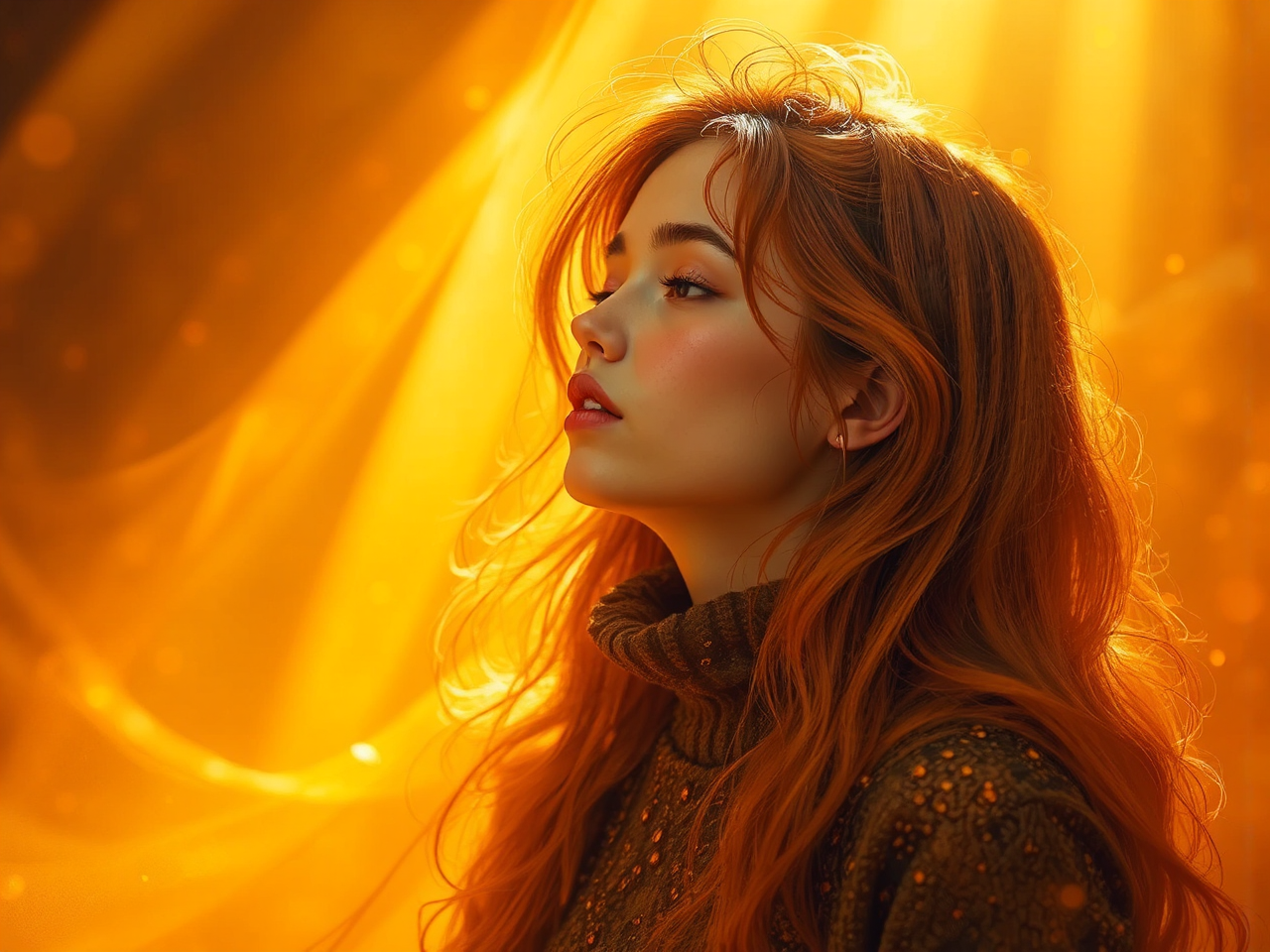 A warm golden liquid.