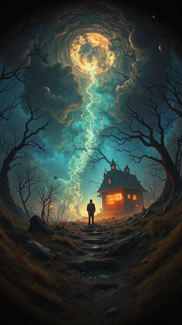 Someone creates in a