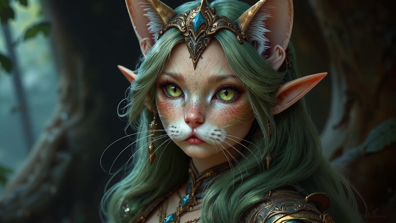 Ultra-realistic illustration of Doja