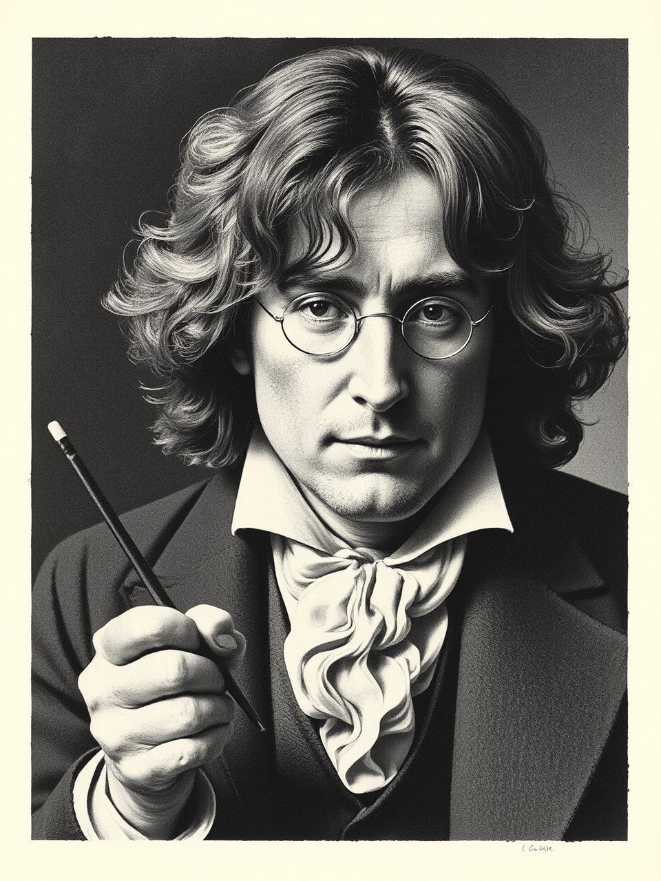 John Lennon with Ludwig