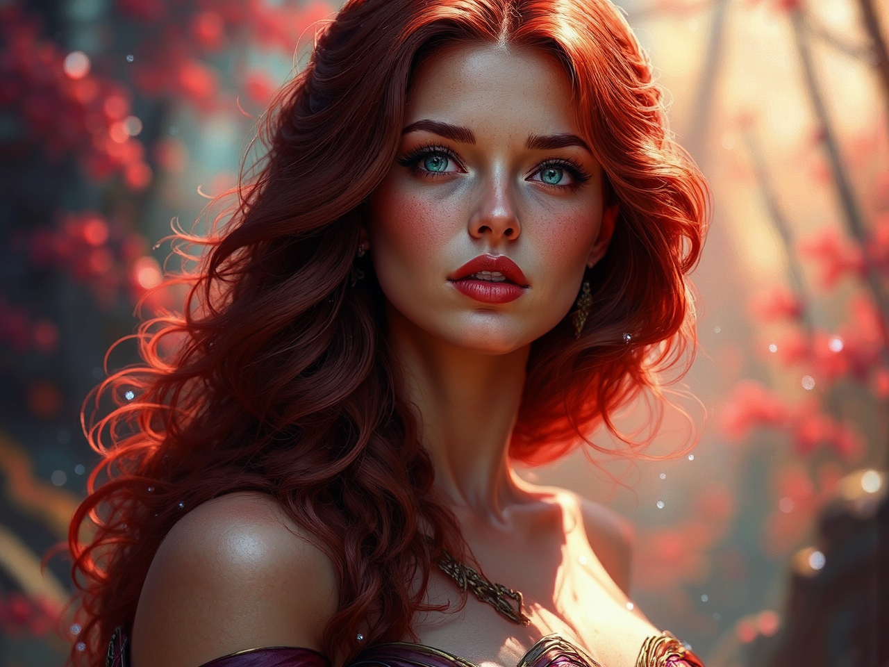 Digital painting of Lucy