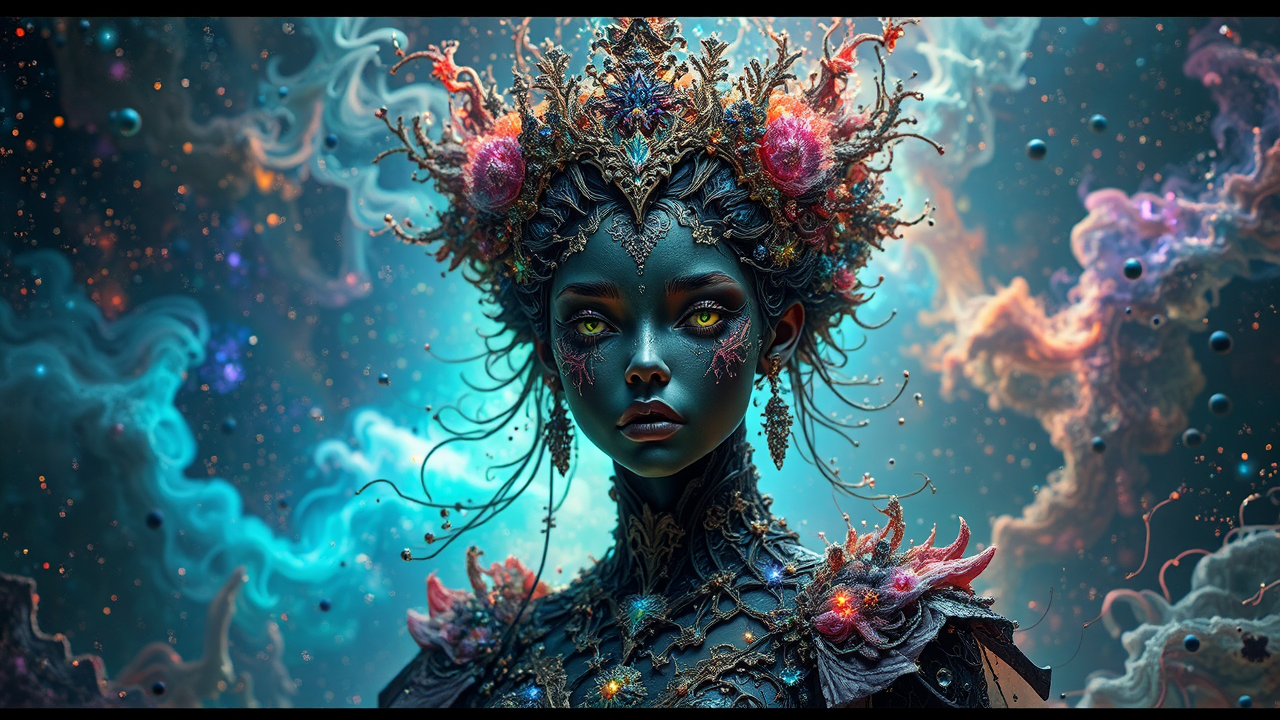 Female Space Empress in