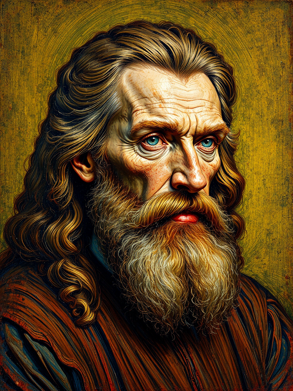 A portrait of Leonardo