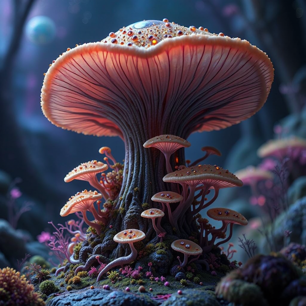 Mycoremediation fungal growth forms