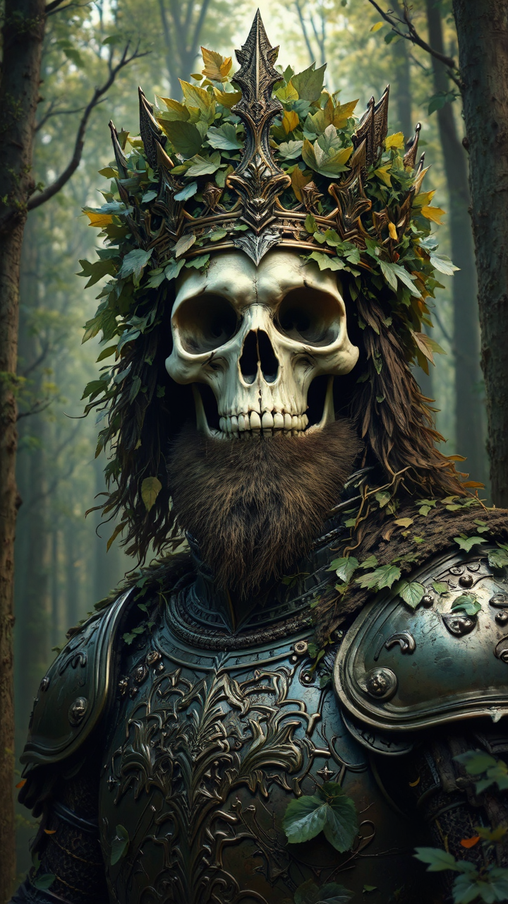 Medieval king with a