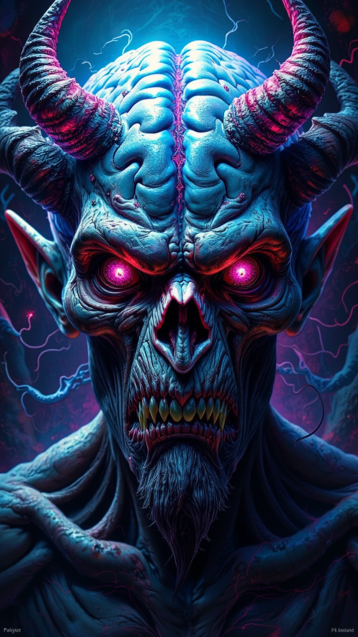 Portrait of a demonic