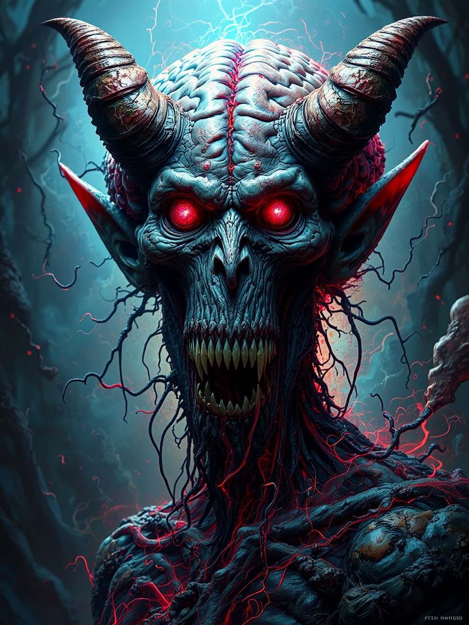 Digital artwork of a