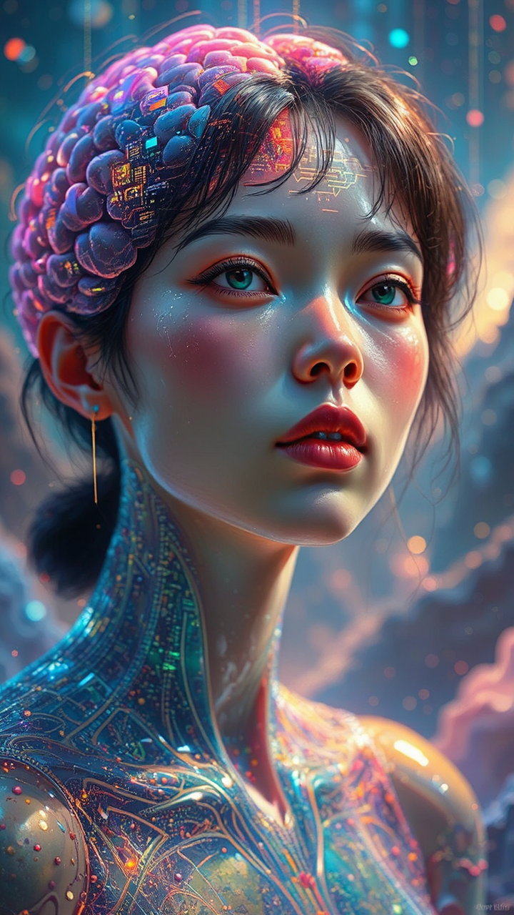 Futuristic brain data transfer