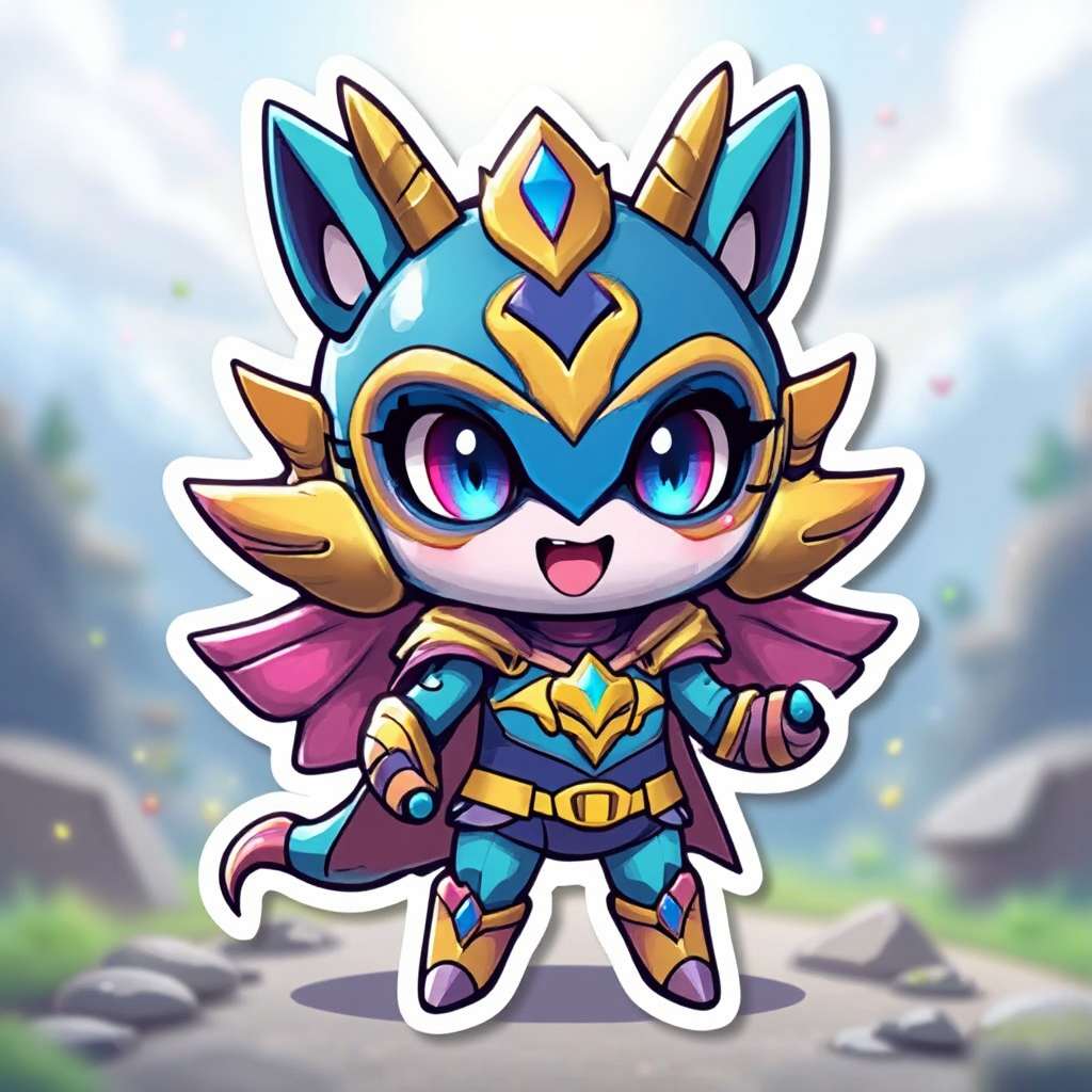 Ferrothorn inspired sticker art