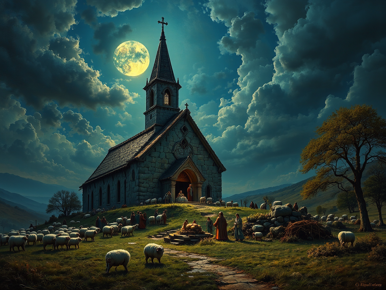 A Renaissance-style depiction of