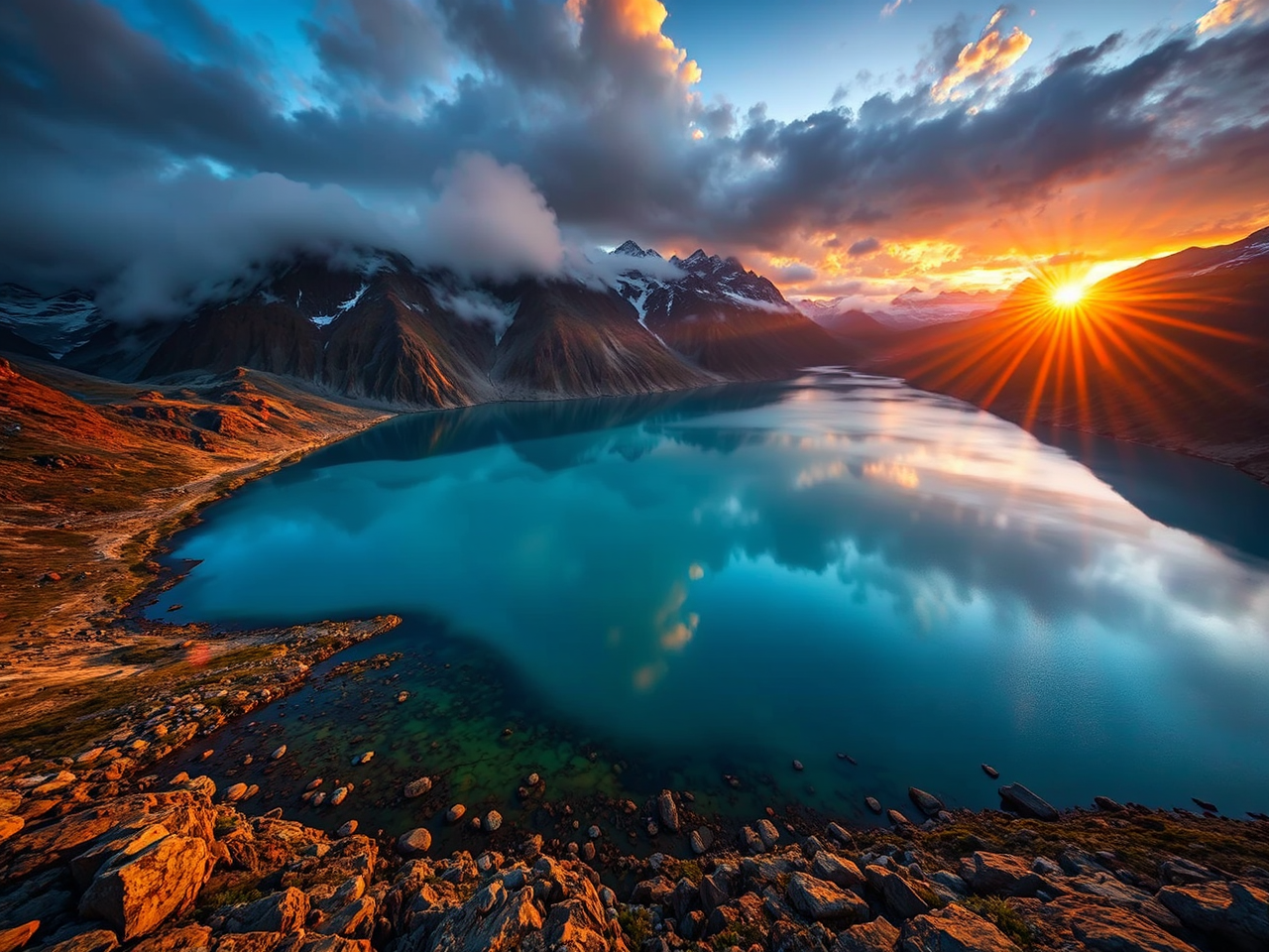 Landscape of a glacial