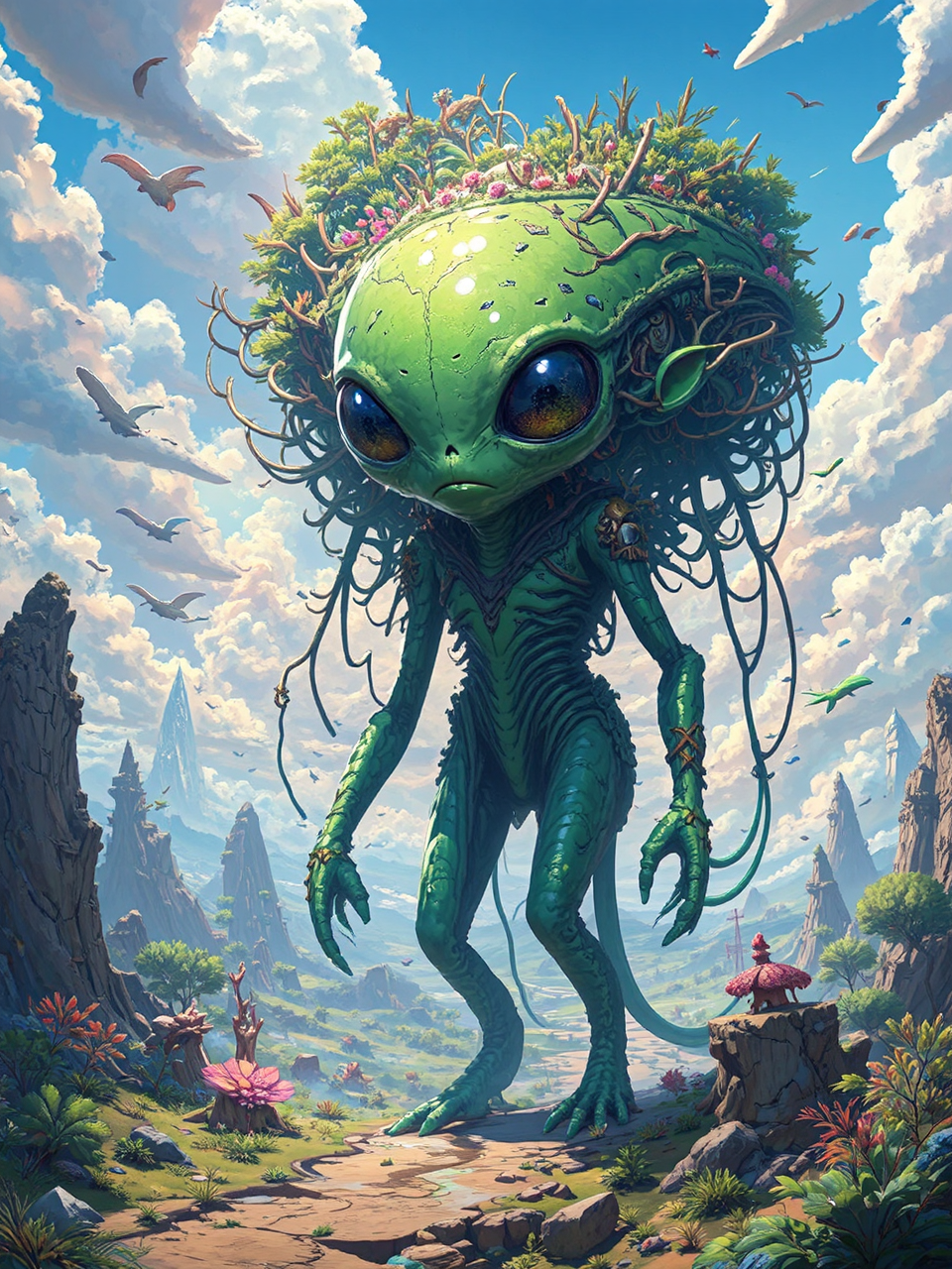 Alien inhabits a rich