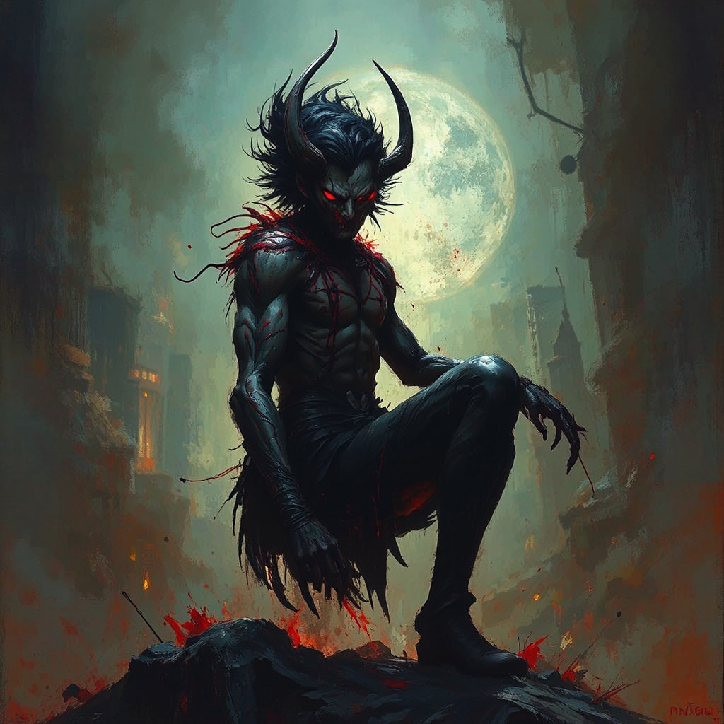 Nightcrawler in dark fantasy