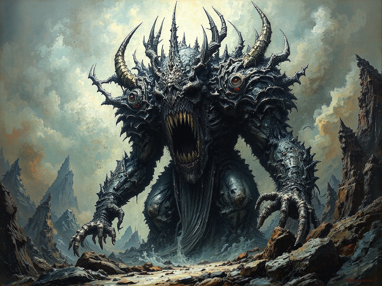 Painting of Dark Souls