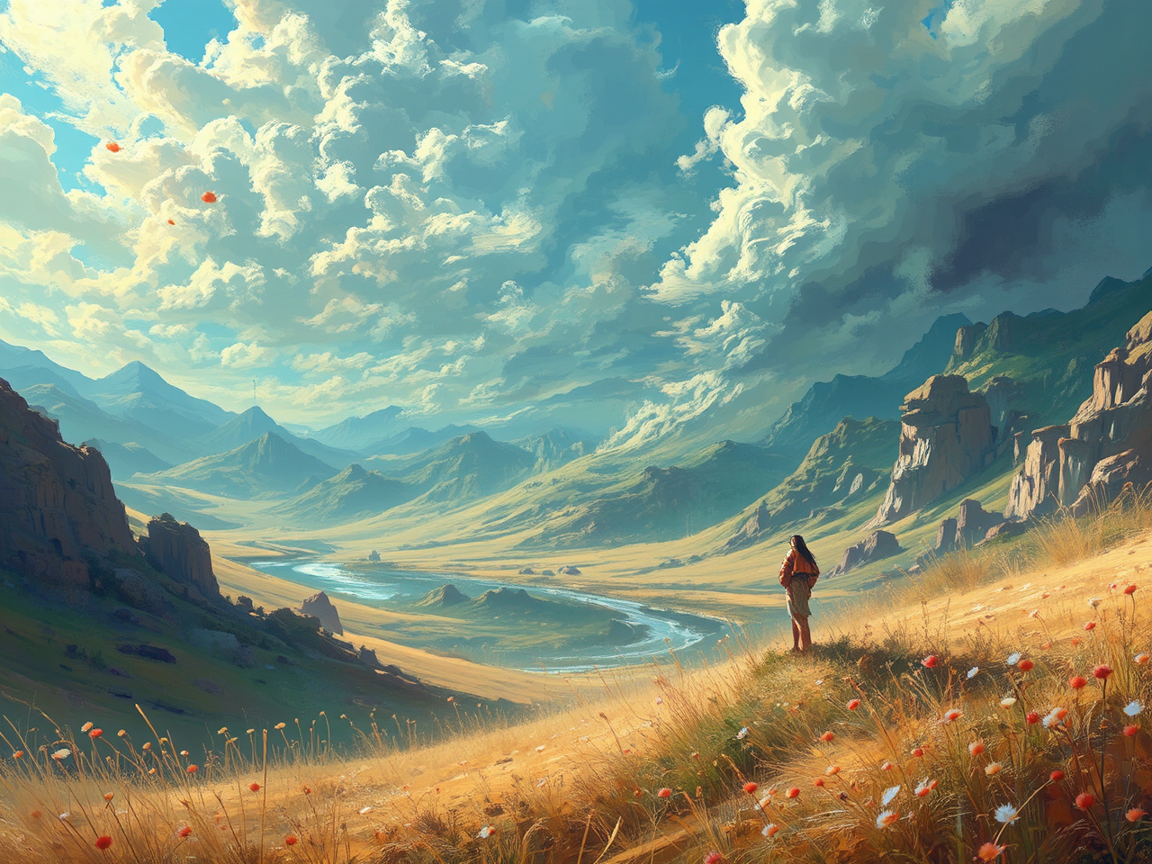 Digital artwork of endless